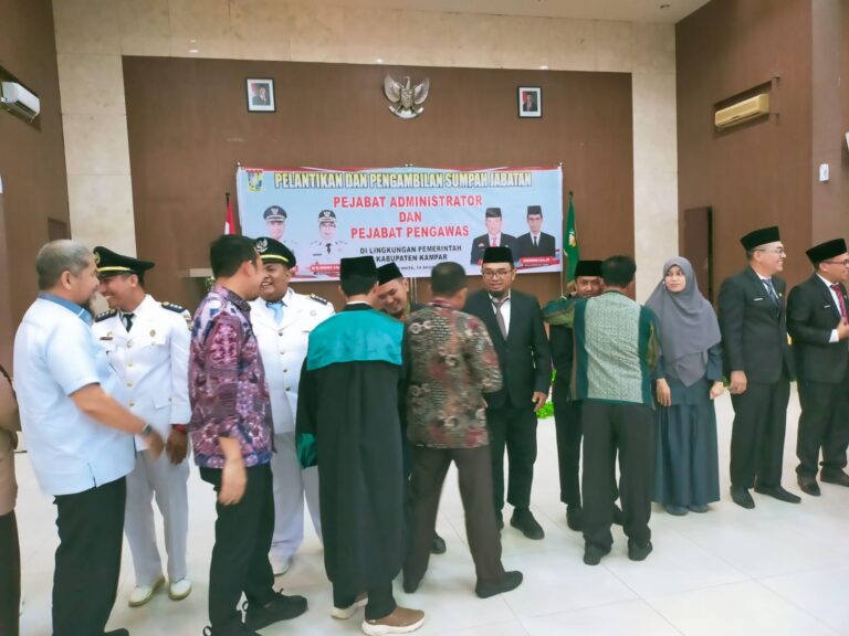 Bupati Kampar Lantik Sejumlah Pejabat Eselon III dan IV