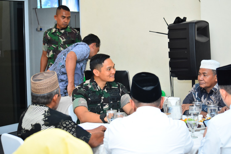 Dandim 0313/KPR Jalin Silaturahmi dengan Tokoh Agama Kampar