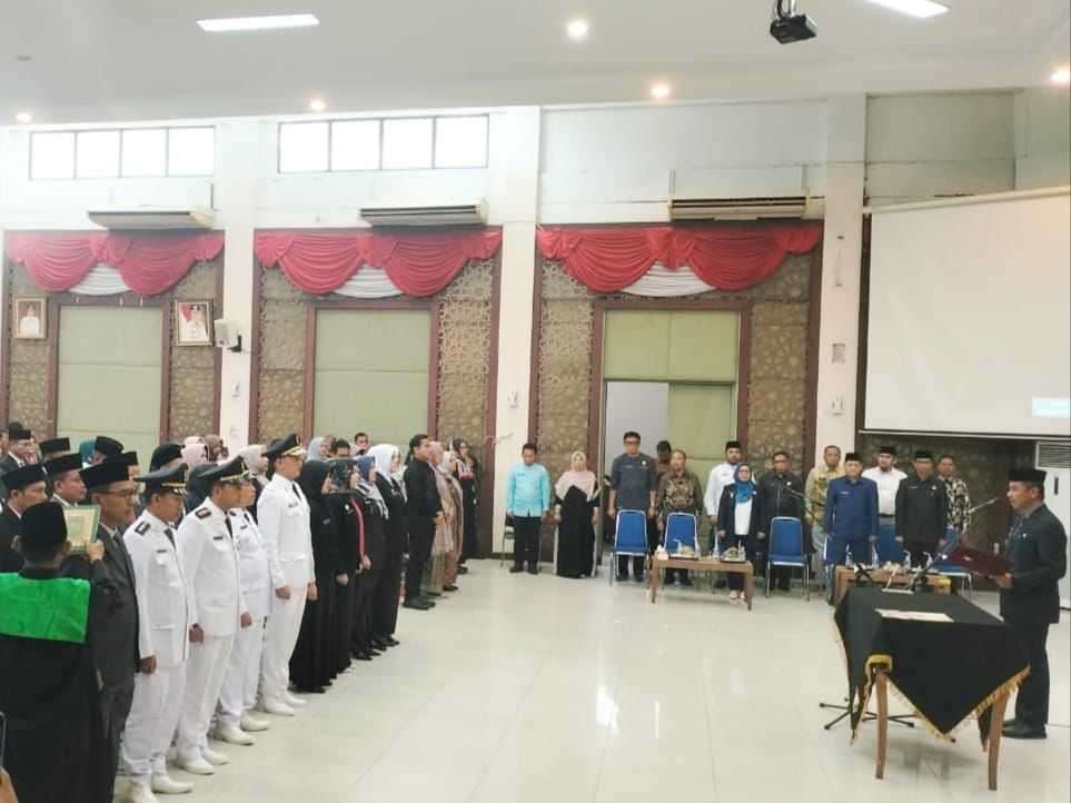 Penyegaran Birokrasi, Bupati Kampar Lantik 66 Pejabat Eselon III dan IV
