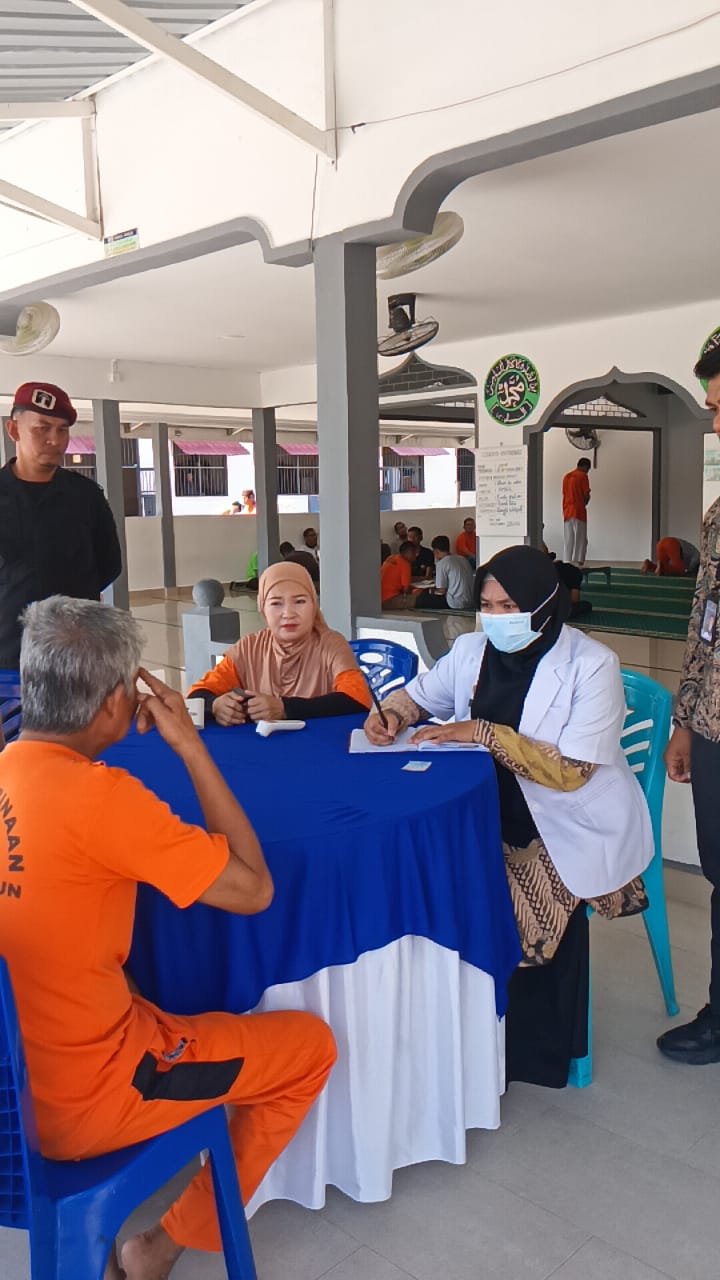 Rutan Karimun Tingkatkan Layanan Kesehatan Warga Binaan Lewat Program Kesehatan Keliling