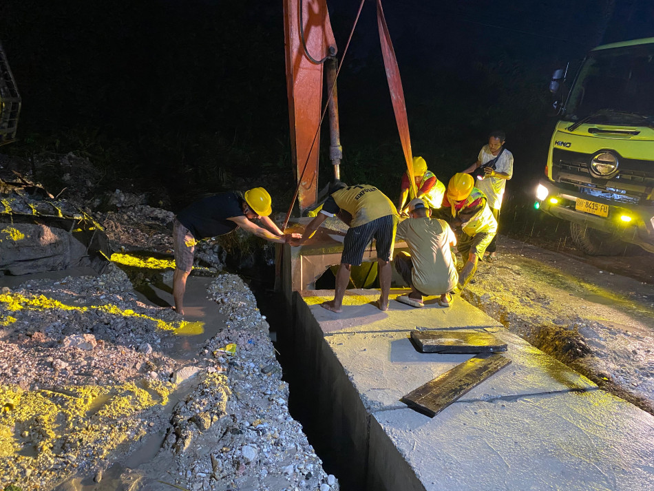 Pembangunan Drainase di Jalan Suka Karya Rampung, Banjir Mulai Teratasi