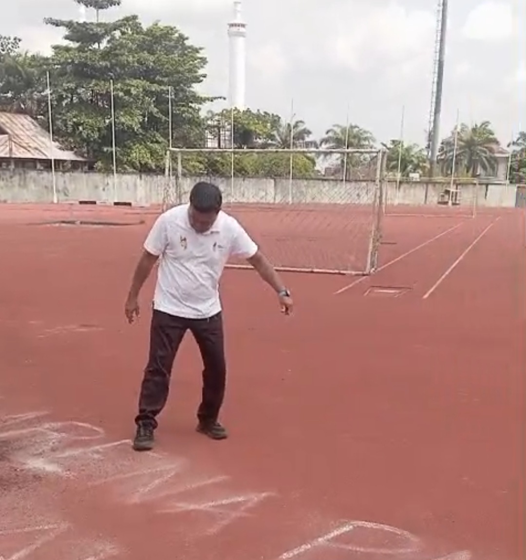 Track Jogging Stadion Tuanku Tambusai Dicoret, Disdikpora Kampar Imbau Jaga Fasilitas Umum