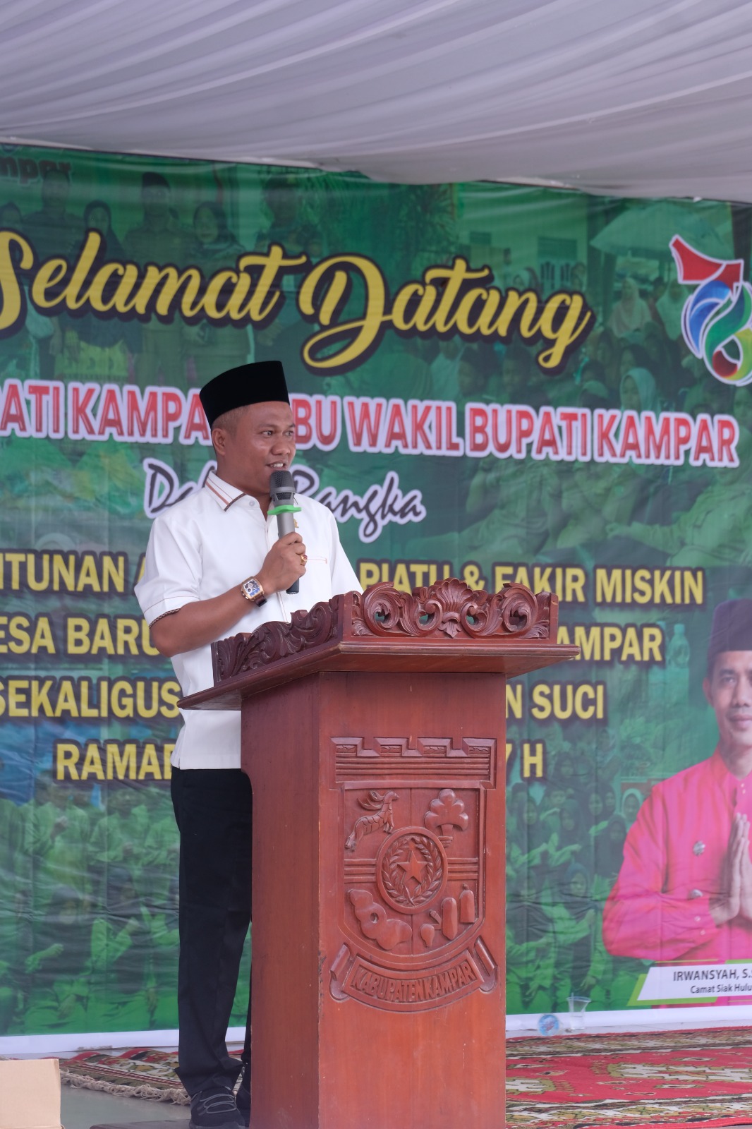 Momentum Ramadhan, Hendri Domo Tekankan Kepedulian terhadap Anak Yatim di Siak Hulu