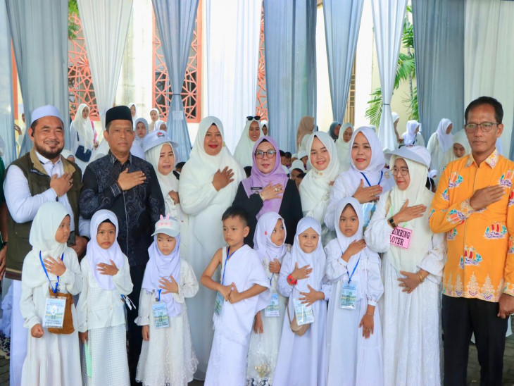 Wabup Kampar Hadiri Manasik Akbar RA se-Kabupaten Kampar di Bangkinang