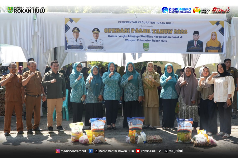 Operasi Pasar Rohul Disambut Antusias, Harga Sembako Lebih Murah Jelang Iduladha