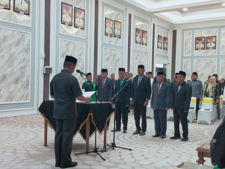 Mantan Kasatpol PP Kampar Arizon Resmi Nahkodai Baznas Kampar