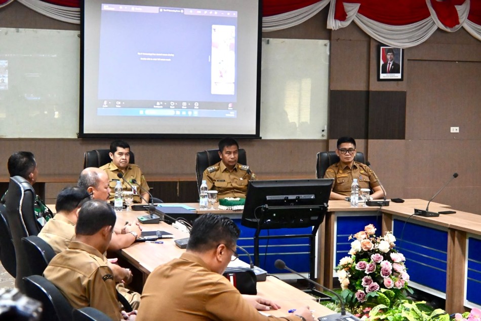 Bupati Ahmad Yuzar Ikuti Rakor Pengendalian Inflasi, Pemkab Kampar Fokus Jaga Harga dan Daya Beli Masyarakat