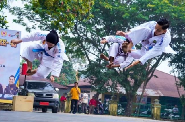Tiga Karateka INKANAS Dojo Patriot Unjuk Kebolehan di Haornas Kampar