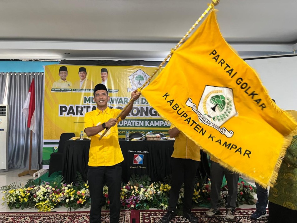 Aklamasi! Agus Risna Saputra Resmi Pimpin Golkar Kampar, Siap Perkuat Konsolidasi hingga Desa