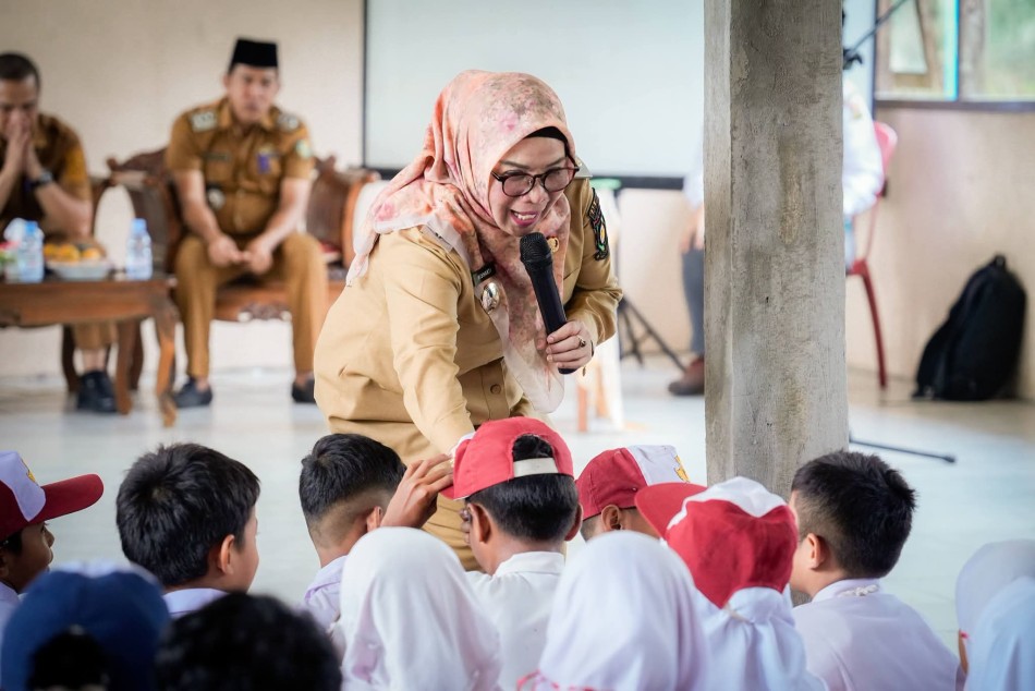 Buka Sosialisasi P4GN, Misharti Tegaskan Pelajar Kampar Utara Harus Berani Tolak Narkoba