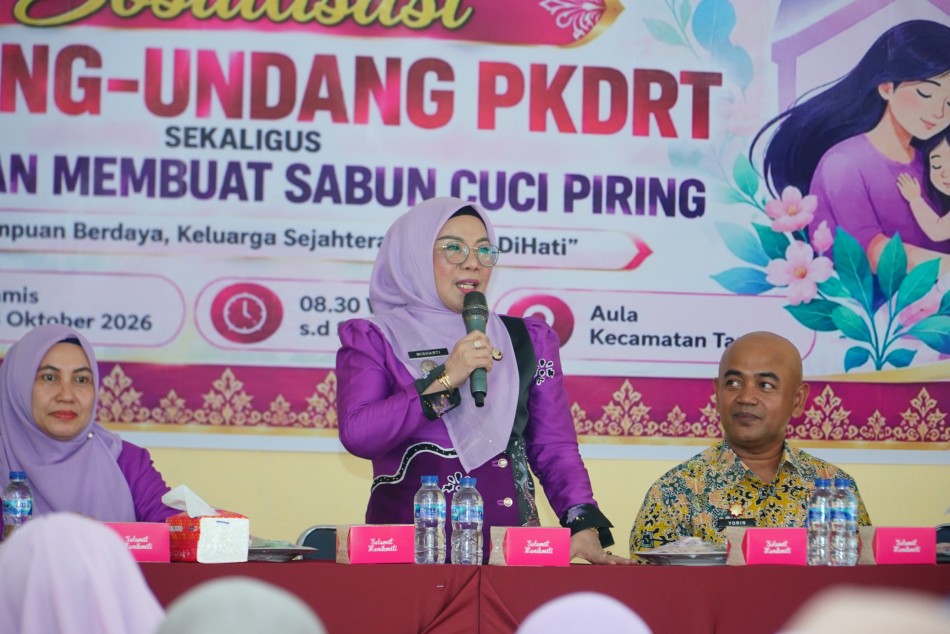 Misharti Dorong Perempuan Tapung Berdaya, Paham PKDRT dan Mampu Ciptakan Peluang Usaha