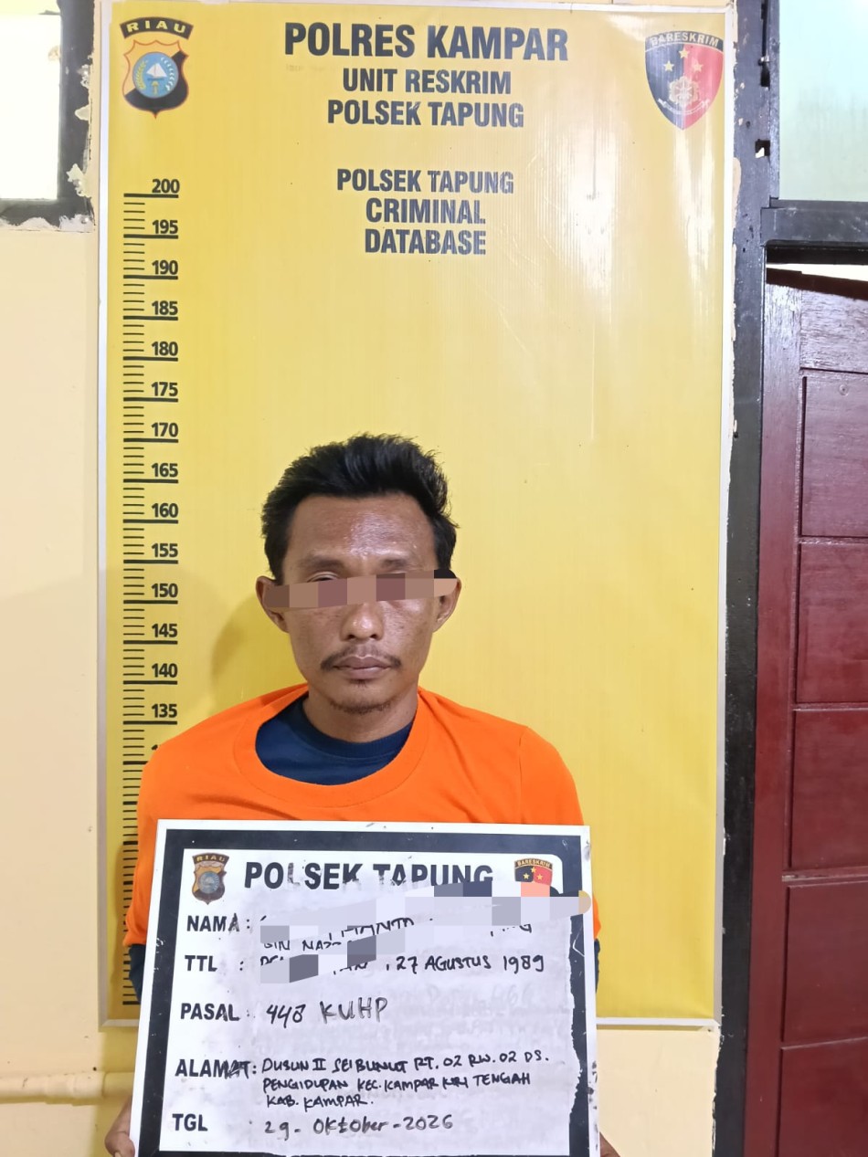 Tak Terima Diputus, Pria di Tapung Teror Mantan Kekasih dengan Ancaman Pembunuhan, Akhirnya Ditangkap Polisi